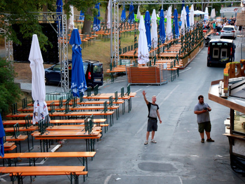 Volksfest Aufbau 26.7.2018 – Foto 12