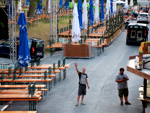 Volksfest Aufbau 26.7.2018 – Foto 13