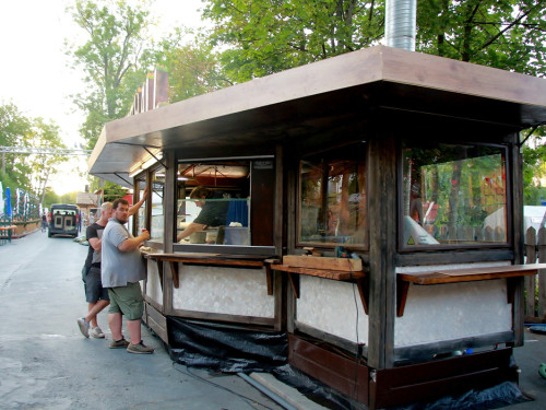 Volksfest Aufbau 26.7.2018 – Foto 21