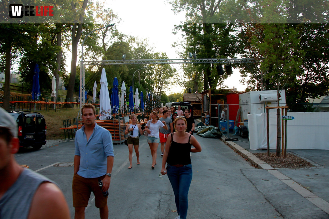 Volksfest Aufbau 26.7.2018