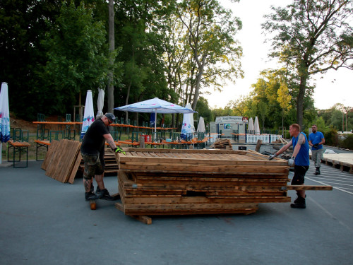 Volksfest Aufbau 26.7.2018 – Foto 28