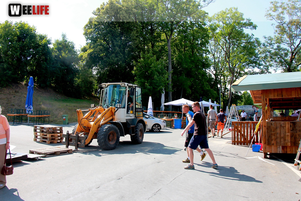 Letzte Vorbereitung  Volksfest 2018 27.7.2018