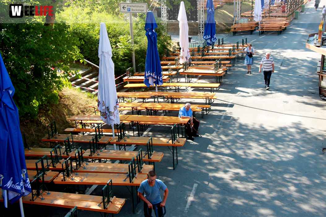 Letzte Vorbereitung  Volksfest 2018 27.7.2018