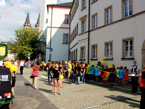 Aufstellung Volksfestumzug  Hofer Volksfest 2018 27.7.2018 – Foto 22
