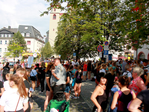 Aufstellung Volksfestumzug  Hofer Volksfest 2018 27.7.2018 – Foto 33