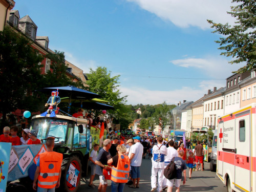Aufstellung Volksfestumzug  Hofer Volksfest 2018 27.7.2018 – Foto 46