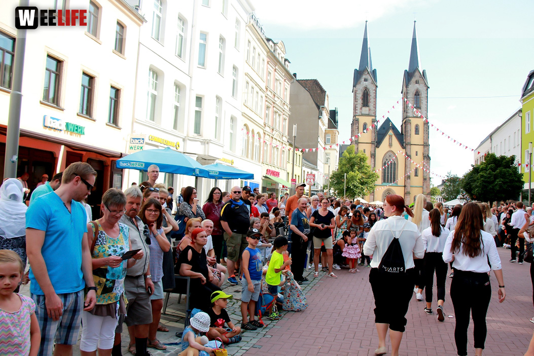 Zuschauer Volksfestumzug  Hofer Volksfest 2018