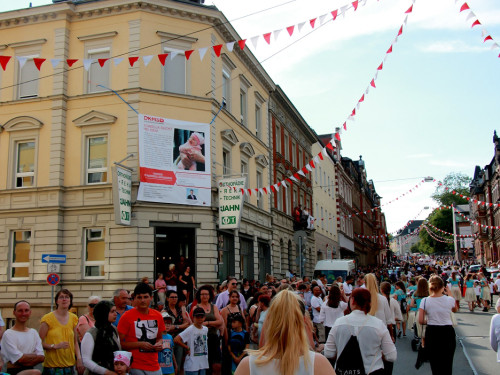 Zuschauer Volksfestumzug  Hofer Volksfest 2018 – Foto 77