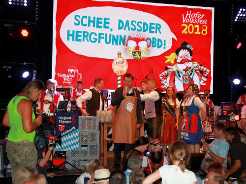 Bieranstich Hofer Volksfest 2018 – Foto 5