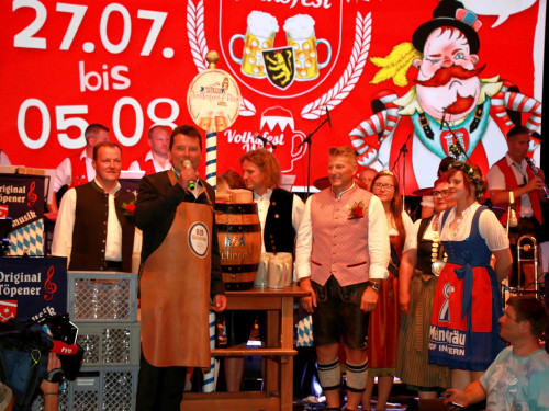 Bieranstich Hofer Volksfest 2018 – Foto 12