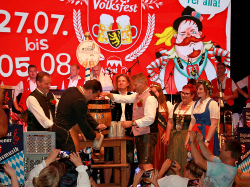 Bieranstich Hofer Volksfest 2018 – Foto 16