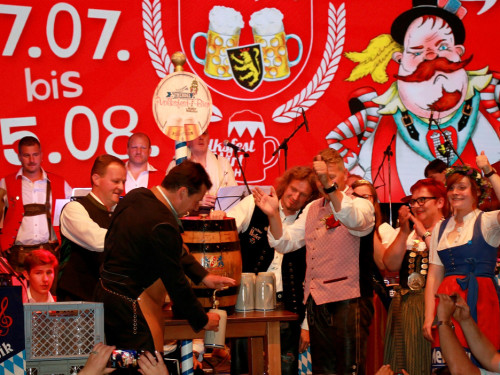 Bieranstich Hofer Volksfest 2018 – Foto 17