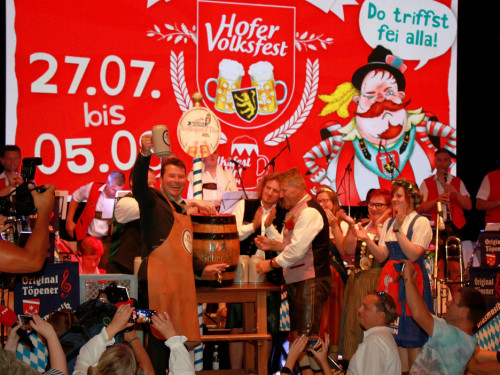 Bieranstich Hofer Volksfest 2018 – Foto 18
