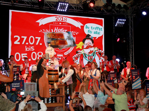 Bieranstich Hofer Volksfest 2018 – Foto 20