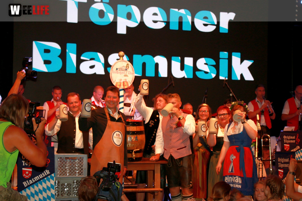 Bieranstich Hofer Volksfest 2018