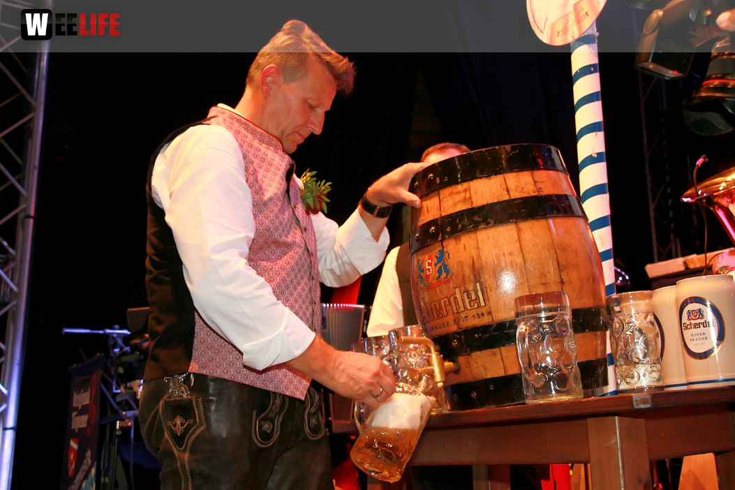 Bieranstich Hofer Volksfest 2018