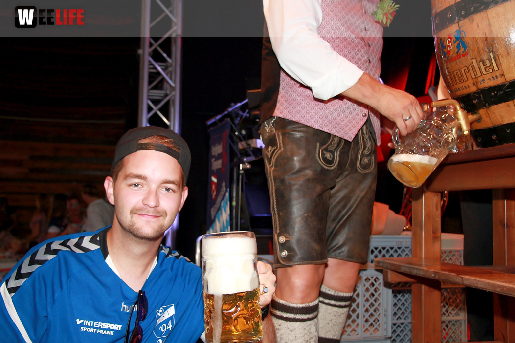 Bieranstich Hofer Volksfest 2018