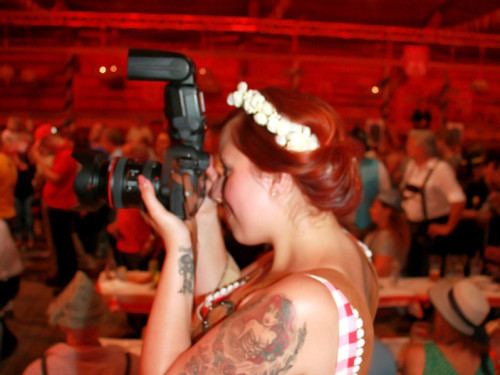 Auftakt mit der Original Töpener Blasmusik Hofer Volksfest 2018 – Foto 32