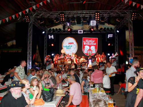 Auftakt mit der Original Töpener Blasmusik Hofer Volksfest 2018 – Foto 43
