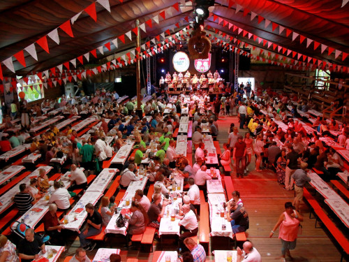 Auftakt mit der Original Töpener Blasmusik Hofer Volksfest 2018 – Foto 51