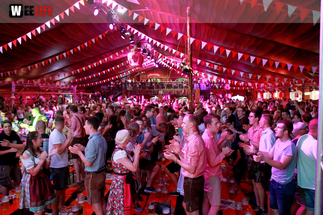 Die Partyvögel Samstag Hofer Volksfest 2018