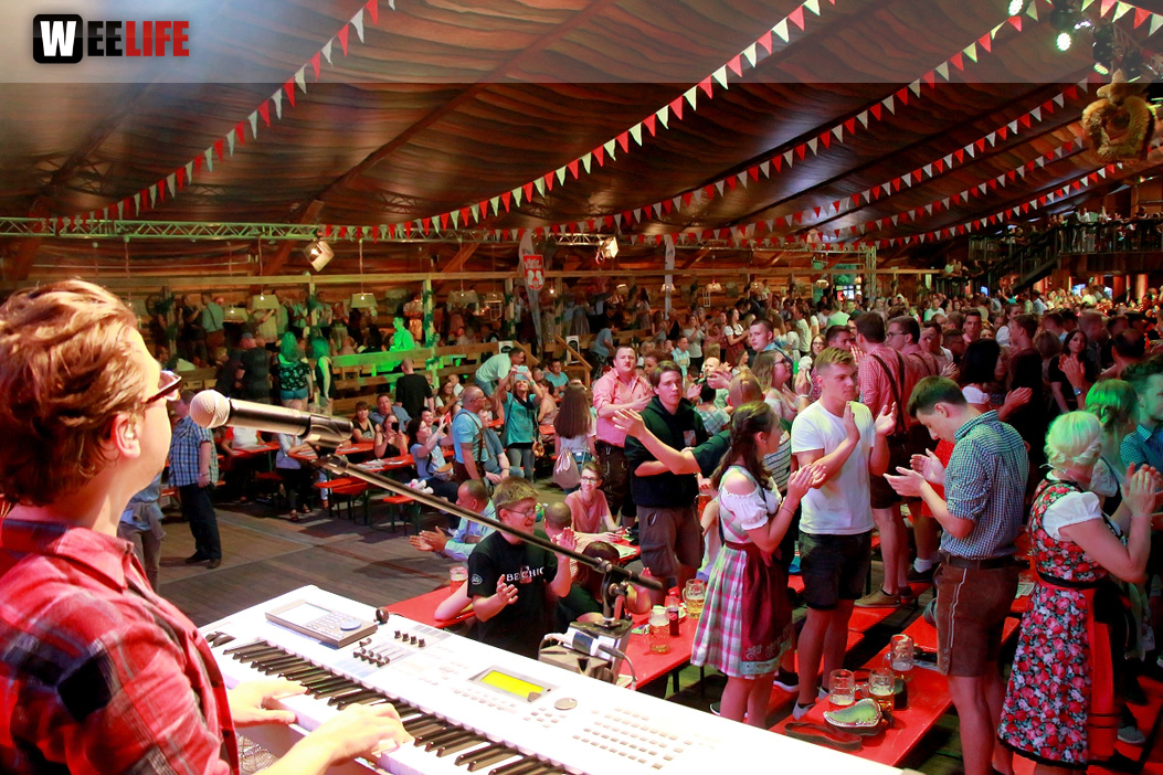 Die Partyvögel Samstag Hofer Volksfest 2018