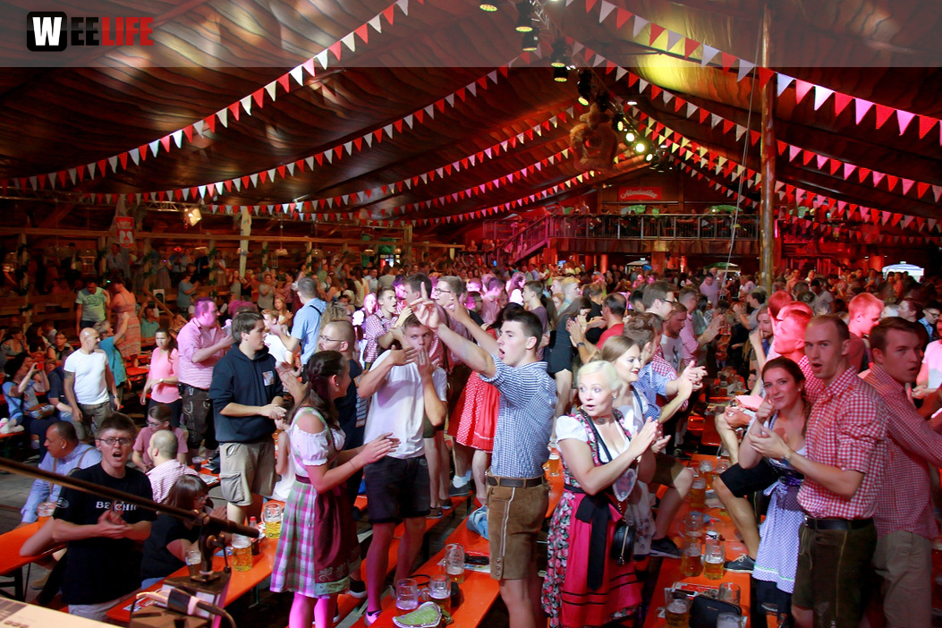 Die Partyvögel Samstag Hofer Volksfest 2018