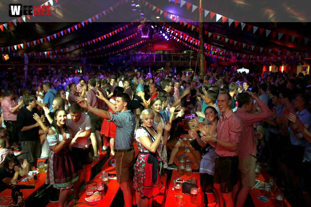Die Partyvögel Samstag Hofer Volksfest 2018