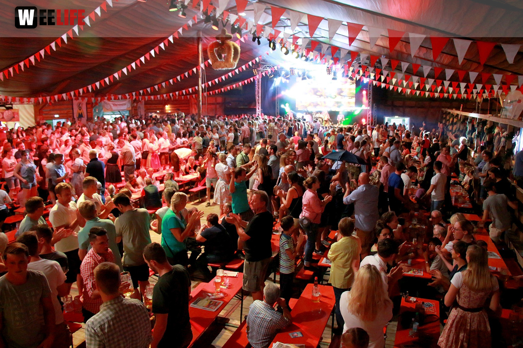 Die Partyvögel Samstag Hofer Volksfest 2018