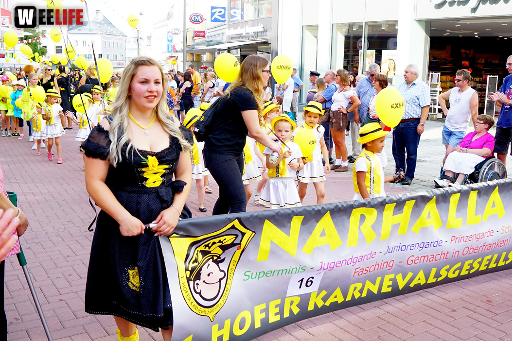 Volksfestumzug  Hofer Volksfest 2018 27.7.2018 Fotograf Murat