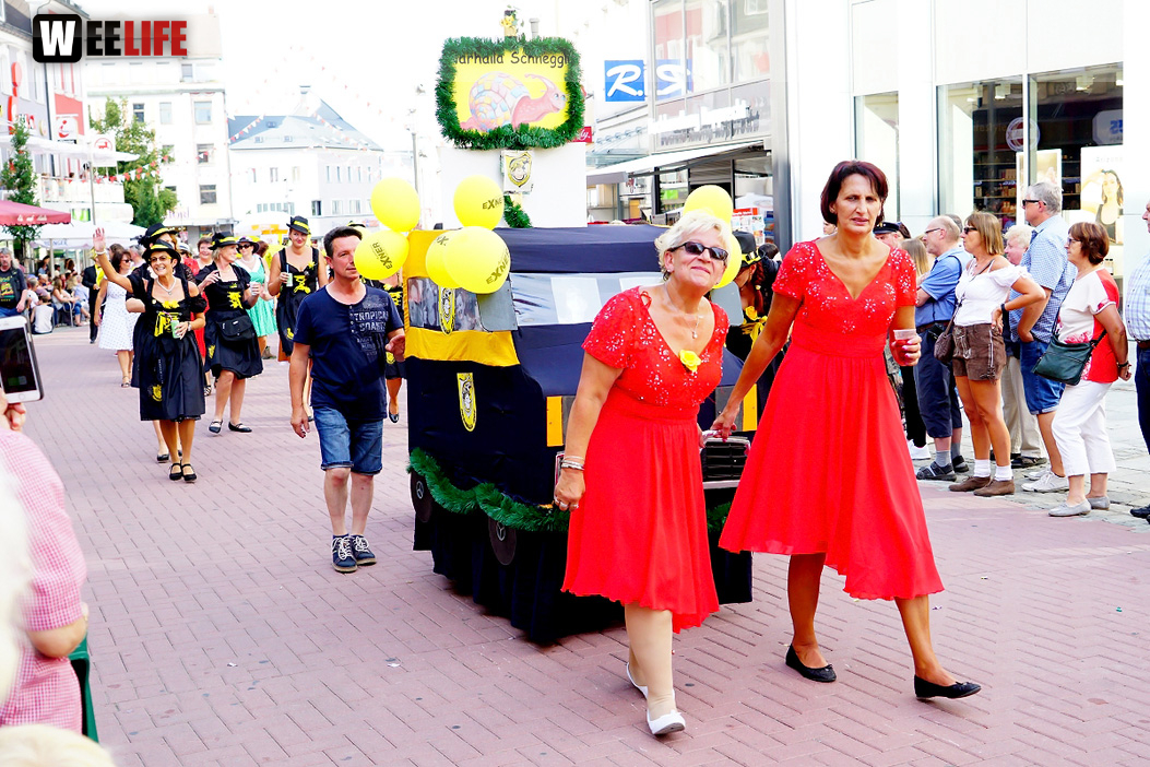 Volksfestumzug  Hofer Volksfest 2018 27.7.2018 Fotograf Murat