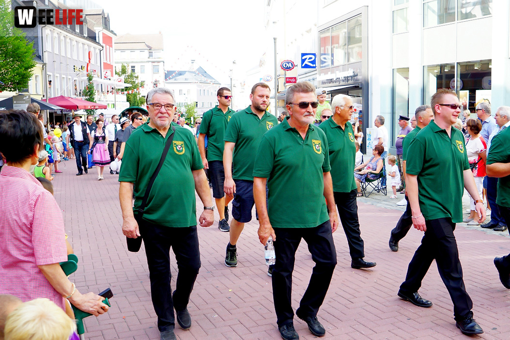 Volksfestumzug  Hofer Volksfest 2018 27.7.2018 Fotograf Murat
