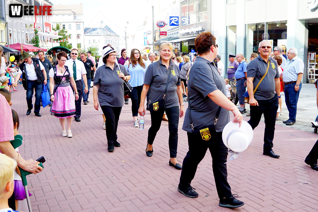 Volksfestumzug  Hofer Volksfest 2018 27.7.2018 Fotograf Murat
