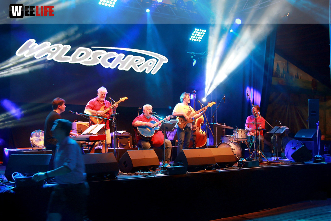 Konzert Waldschrat Hofer Volksfest 2018 29.07.2018