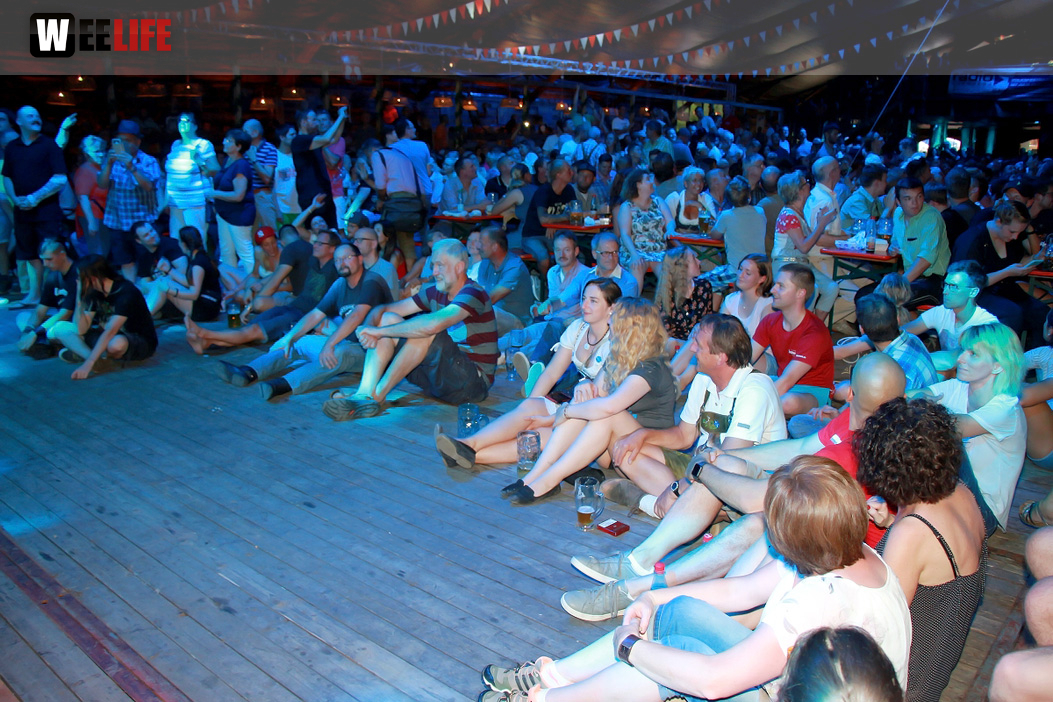 Konzert Waldschrat Hofer Volksfest 2018 29.07.2018