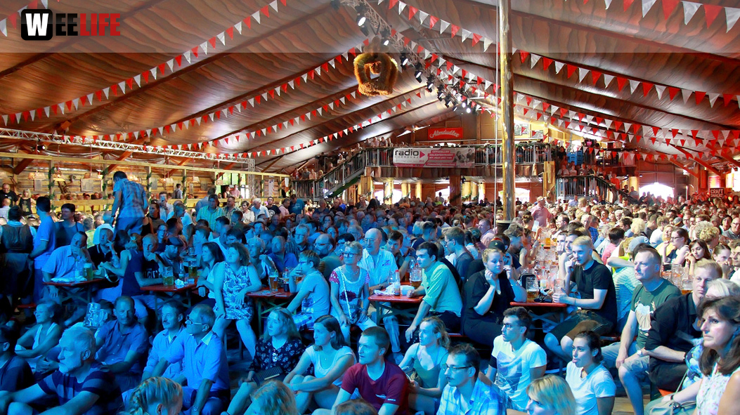 Konzert Waldschrat Hofer Volksfest 2018 29.07.2018