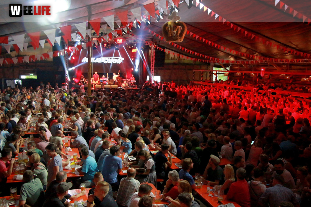 Konzert Waldschrat Hofer Volksfest 2018 29.07.2018