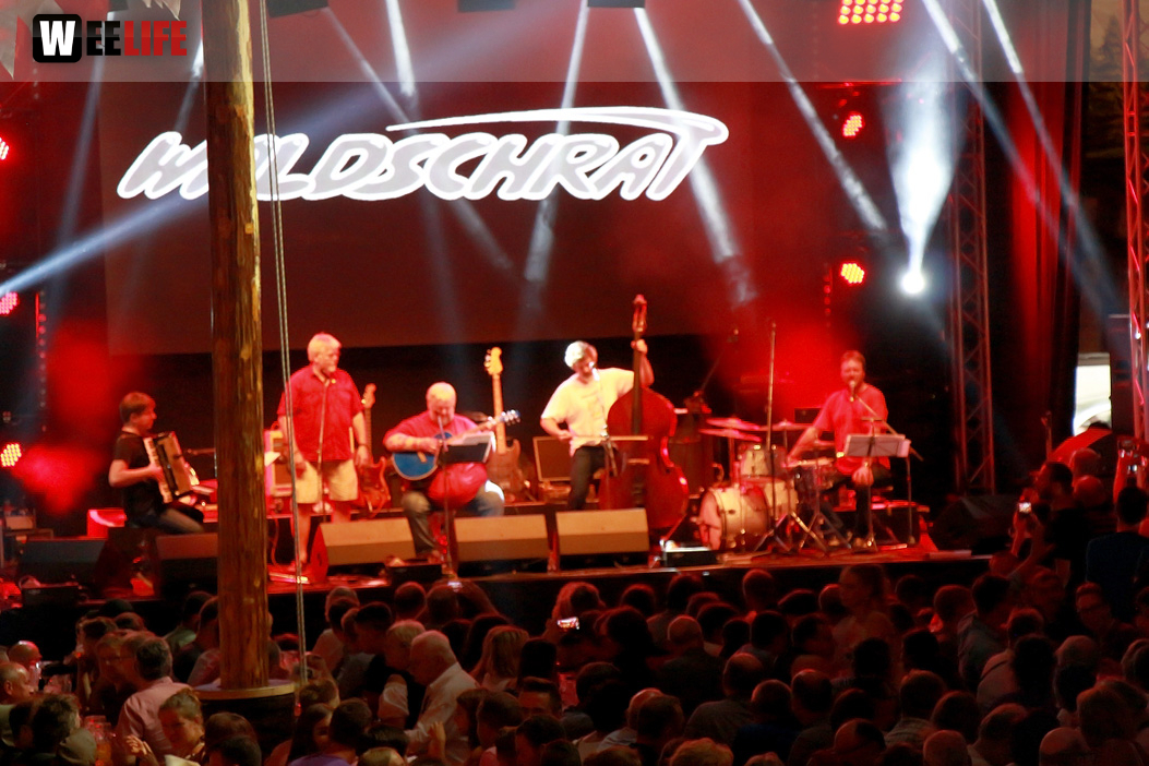 Konzert Waldschrat Hofer Volksfest 2018 29.07.2018