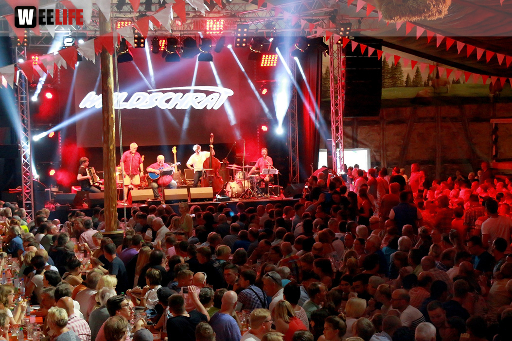 Konzert Waldschrat Hofer Volksfest 2018 29.07.2018
