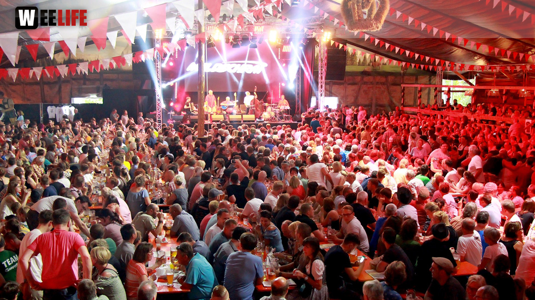 Konzert Waldschrat Hofer Volksfest 2018 29.07.2018