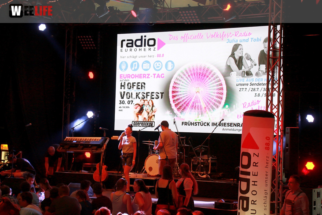 Die Dorfrocker Tag der Generationen Radio Euroherz Hofer Volksfest 2018