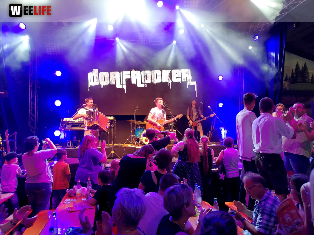 Die Dorfrocker Tag der Generationen Radio Euroherz Hofer Volksfest 2018