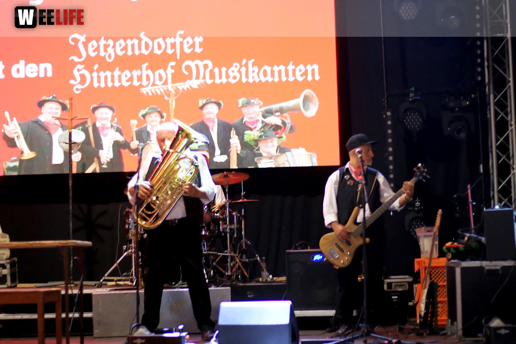 Tag der Sparkasse Jetzendorfer Hinterhofmusikanten Hofer Volksfest 2018