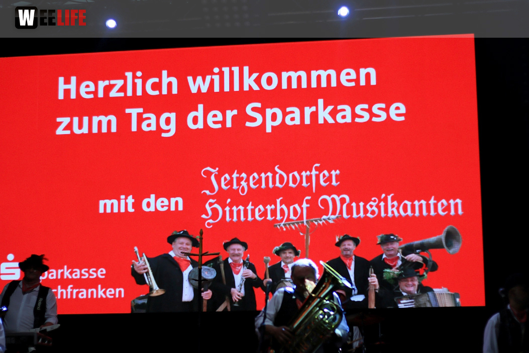 Tag der Sparkasse Jetzendorfer Hinterhofmusikanten Hofer Volksfest 2018