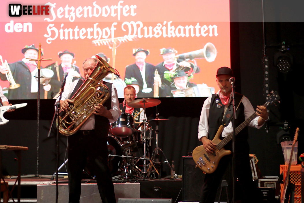 Tag der Sparkasse Jetzendorfer Hinterhofmusikanten Hofer Volksfest 2018