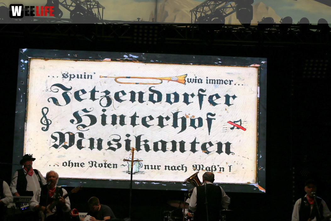 Tag der Sparkasse Jetzendorfer Hinterhofmusikanten Hofer Volksfest 2018