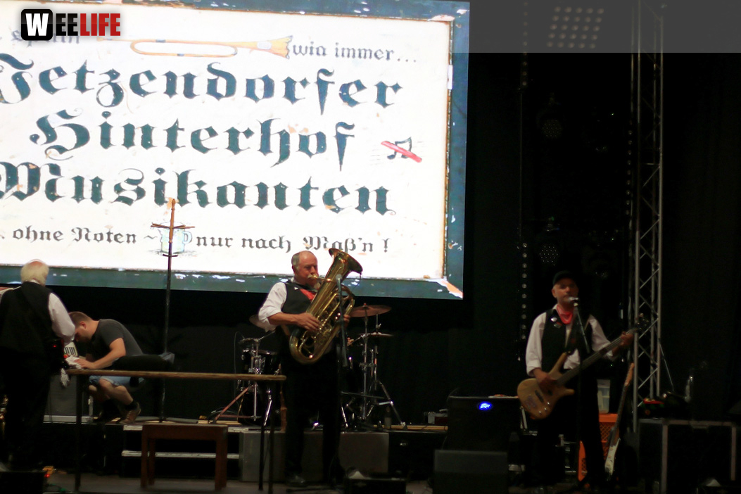 Tag der Sparkasse Jetzendorfer Hinterhofmusikanten Hofer Volksfest 2018