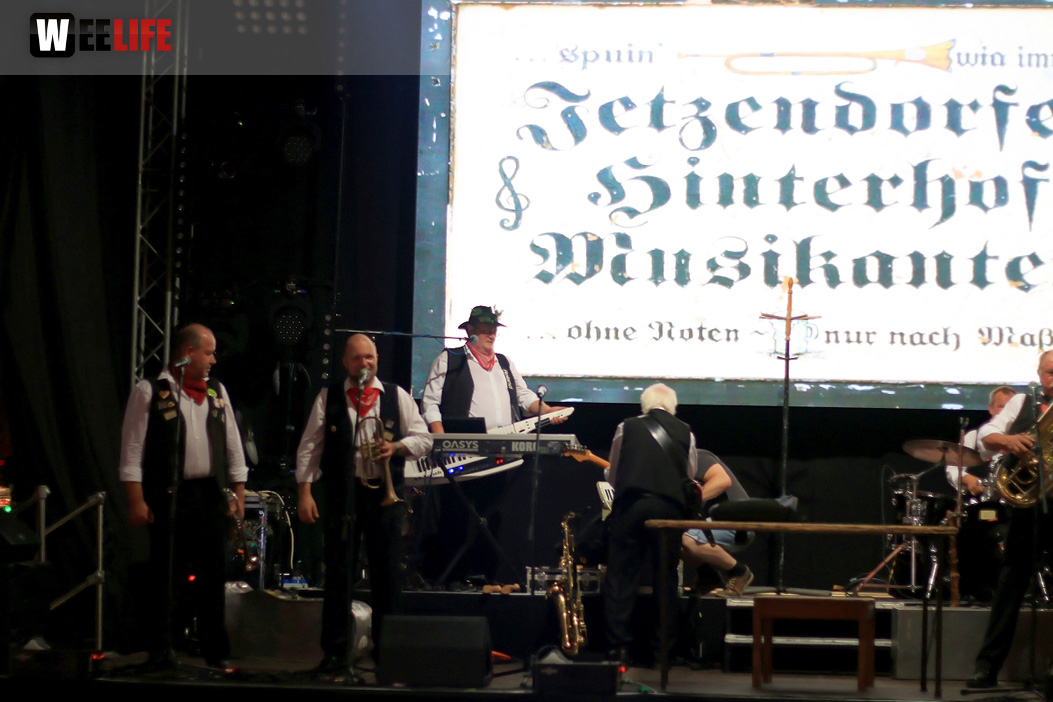 Tag der Sparkasse Jetzendorfer Hinterhofmusikanten Hofer Volksfest 2018