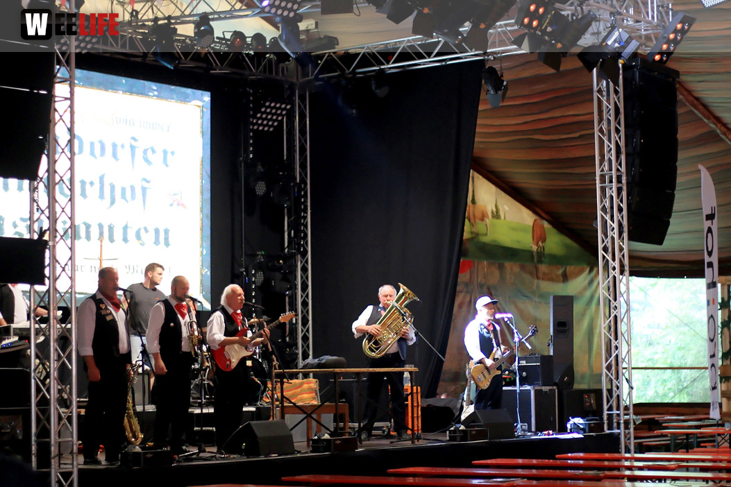 Tag der Sparkasse Jetzendorfer Hinterhofmusikanten Hofer Volksfest 2018