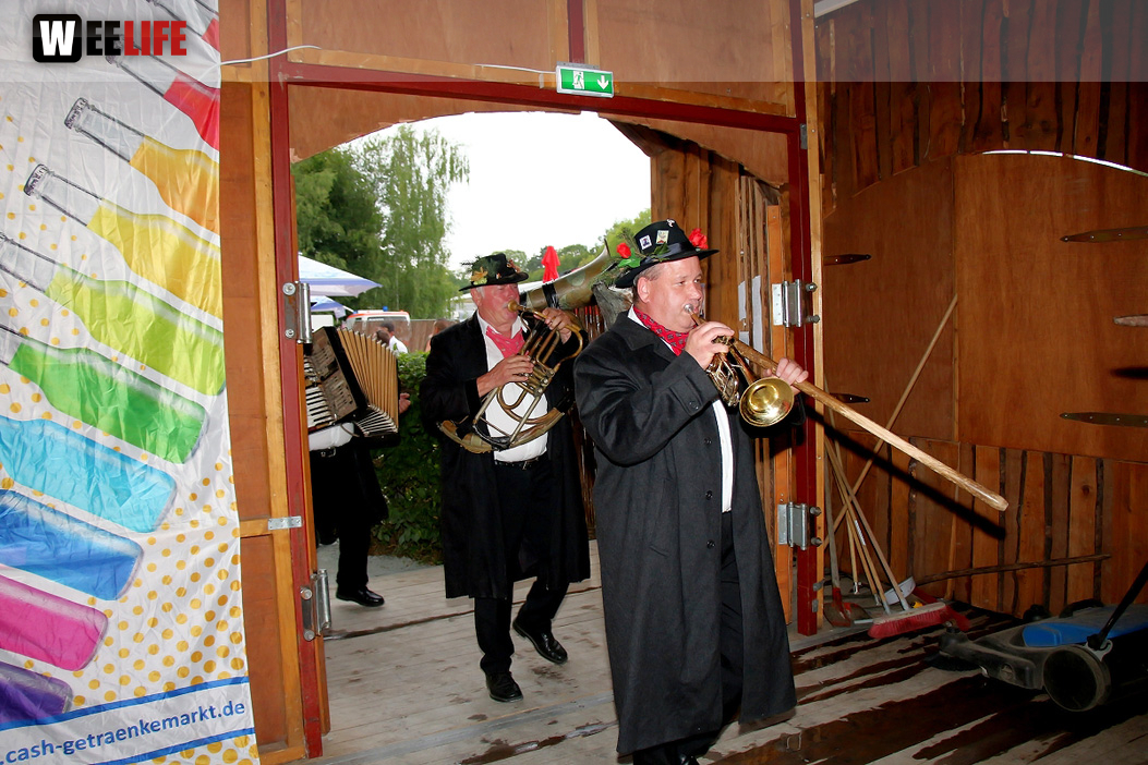 Tag der Sparkasse Jetzendorfer Hinterhofmusikanten Hofer Volksfest 2018